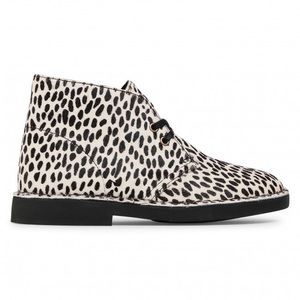NEW!! Women’s Clarks Desert Boot2 Black/White Combination Size 6M